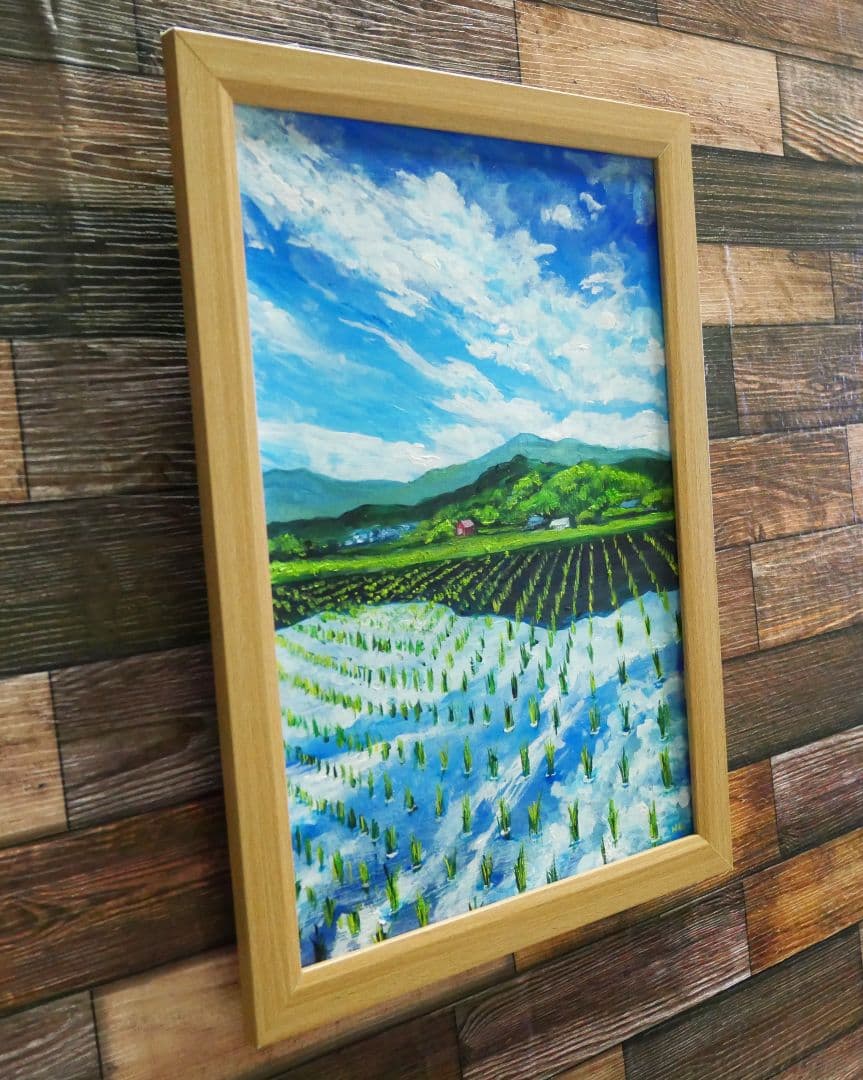 油絵 絵画 【田鏡】