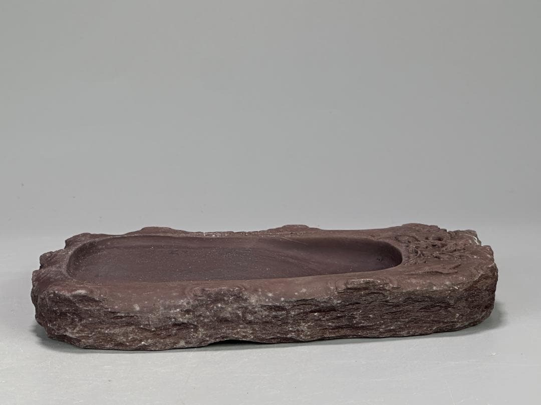 25.10.9-2 書道具　文房具　硯　梅文硯　唐硯