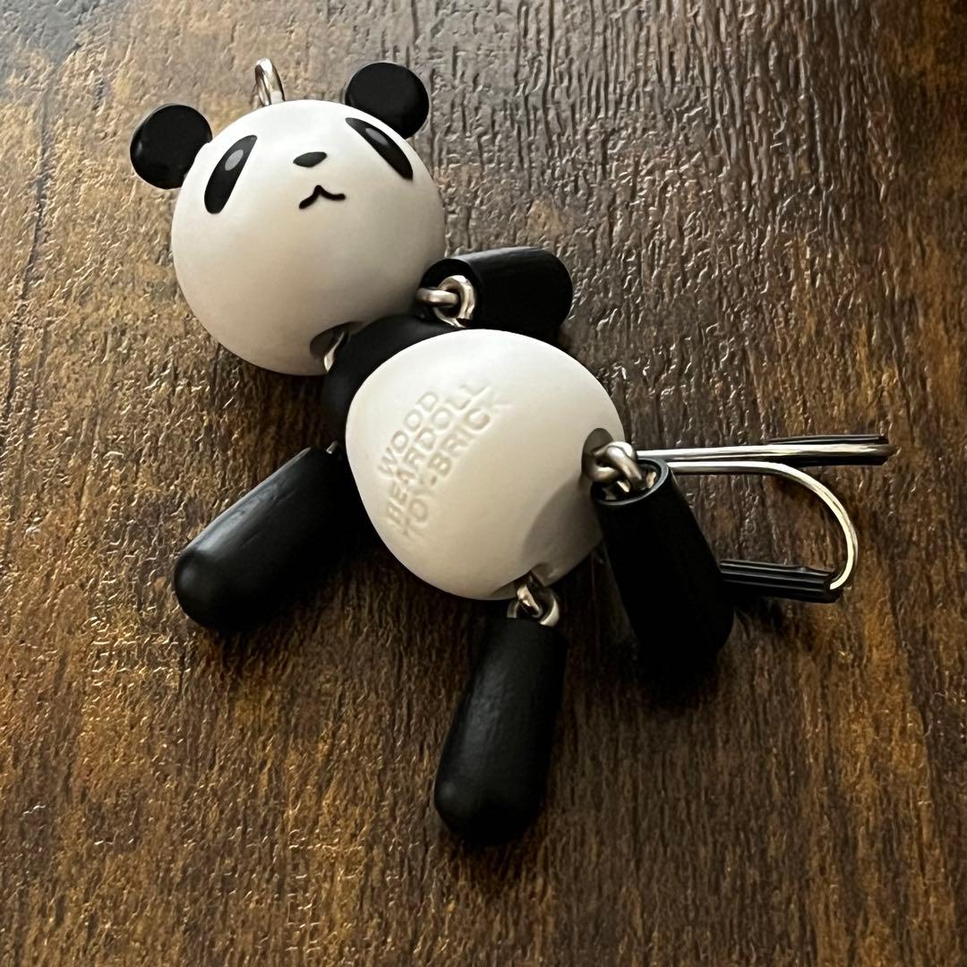 フロッグプロダクツ ウッドベアドール パンダカラー