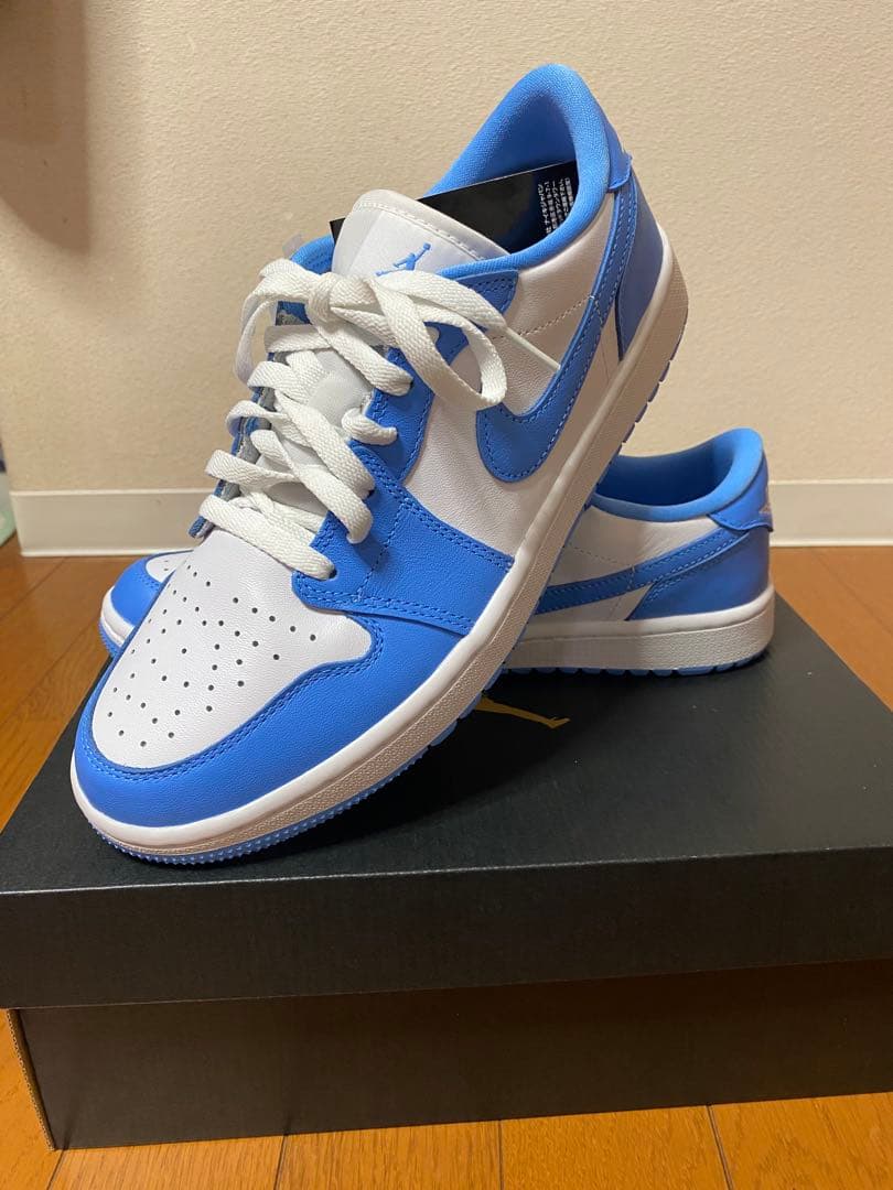 Nike Air Jordan 1 Low ブルー/ホワイト