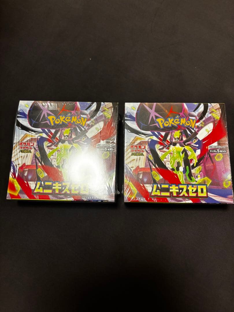 【新品・丁寧配送】ポケモンカードゲーム ムニキスゼロBOX2個セット