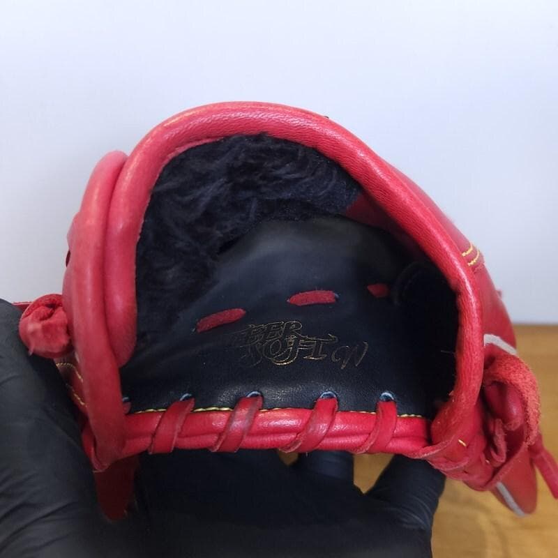 ミズノ MIZUNO セレクトナイン 限定カラー レッド 内野用 軟式グローブ