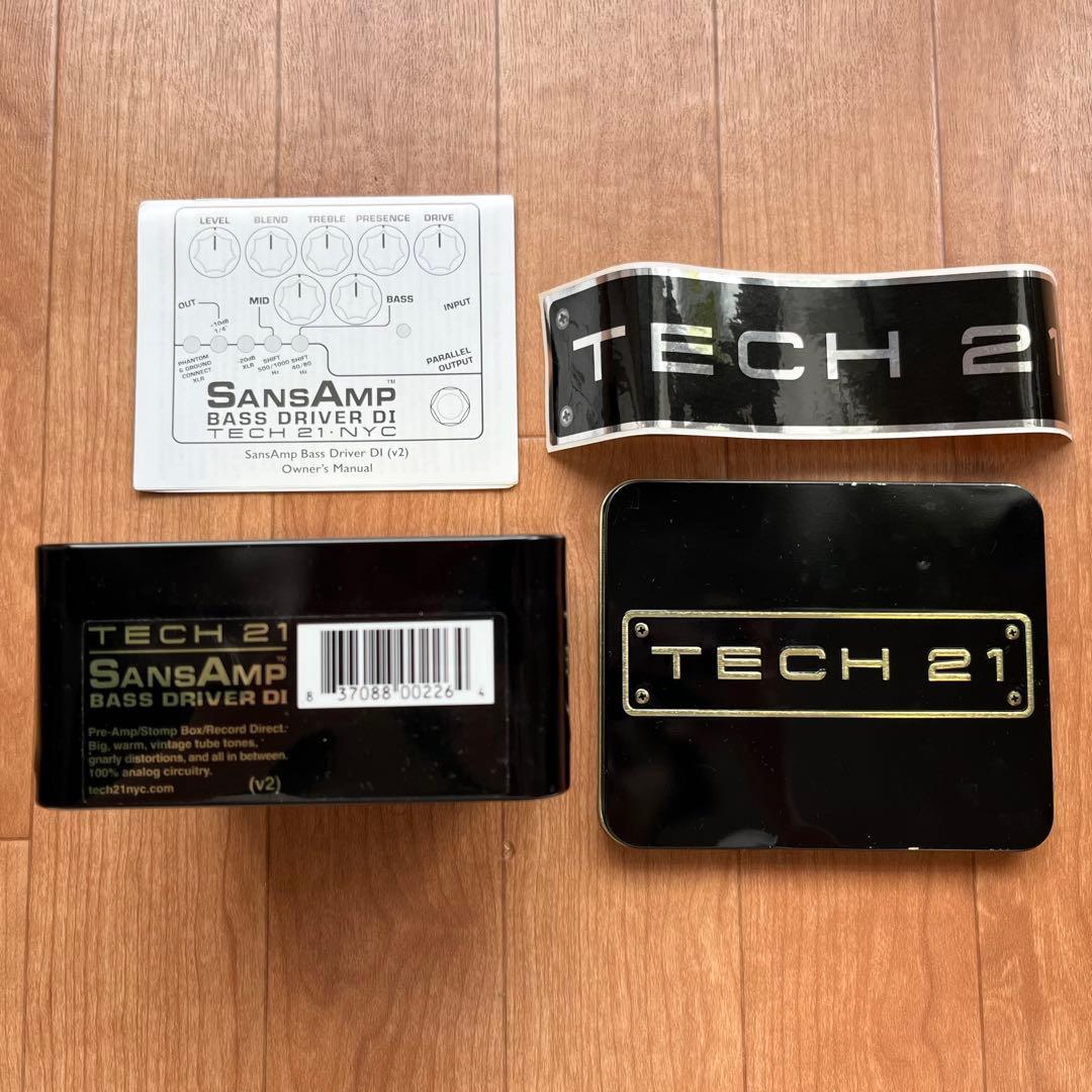 Tech21 SANSAMP BASS D DI V2 テック21