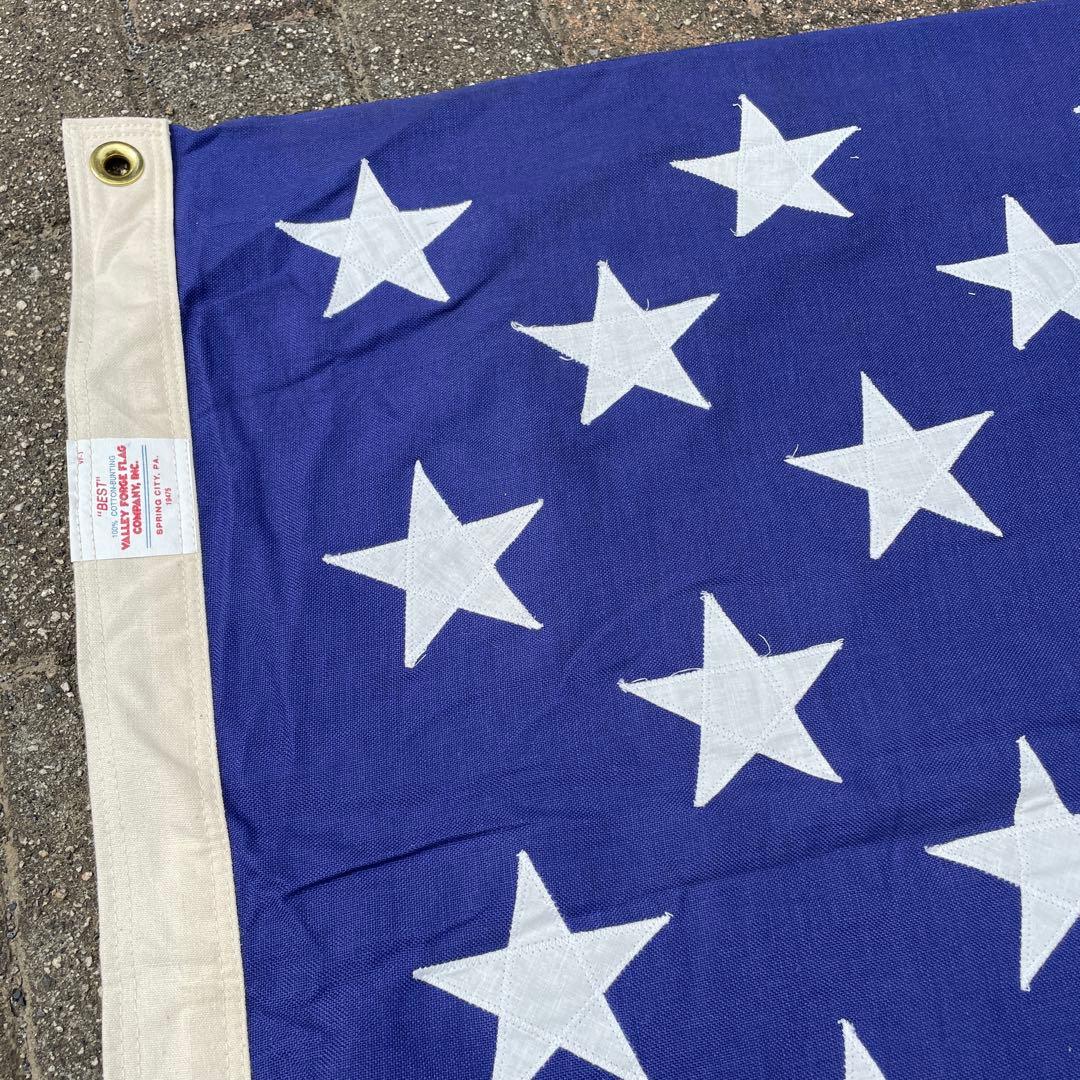 貴重！特大BIG アメリカヴィンテージ星条旗フラッグ　USA製アンティーク雑貨