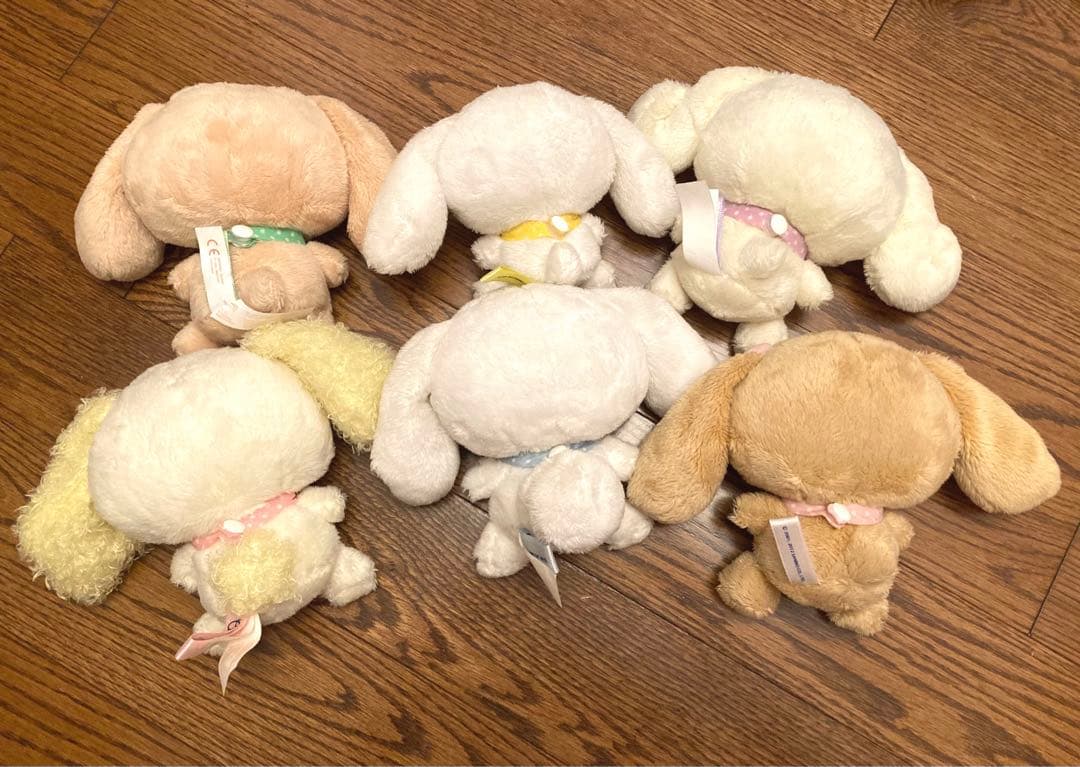 シナモロール 10周年 つれてってシナモン マスコット全種 ぬいぐるみ