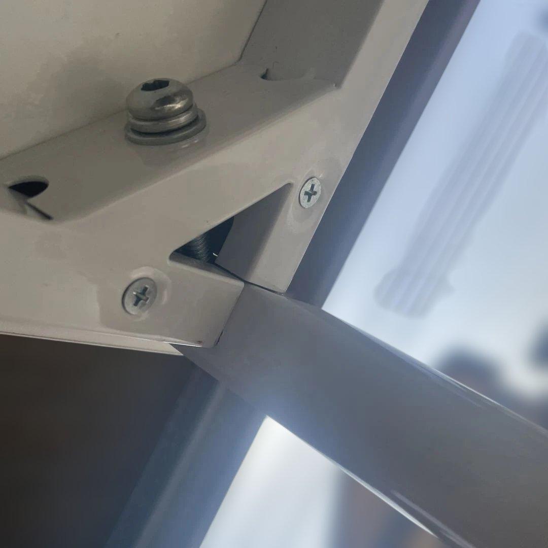 ホワイト長方形テーブルと椅子セット