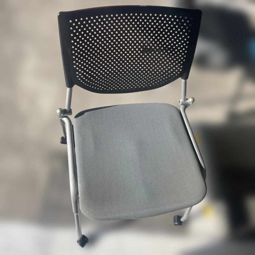 ホワイト長方形テーブルと椅子セット