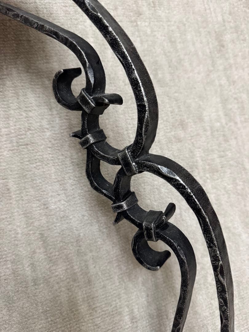 アンティークアイアン風装飾ドアハンドル【希少レア】