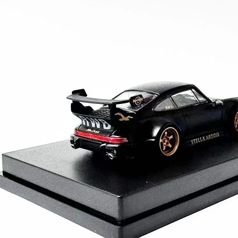 合金ポルシェ 964(RWB) マットブラック