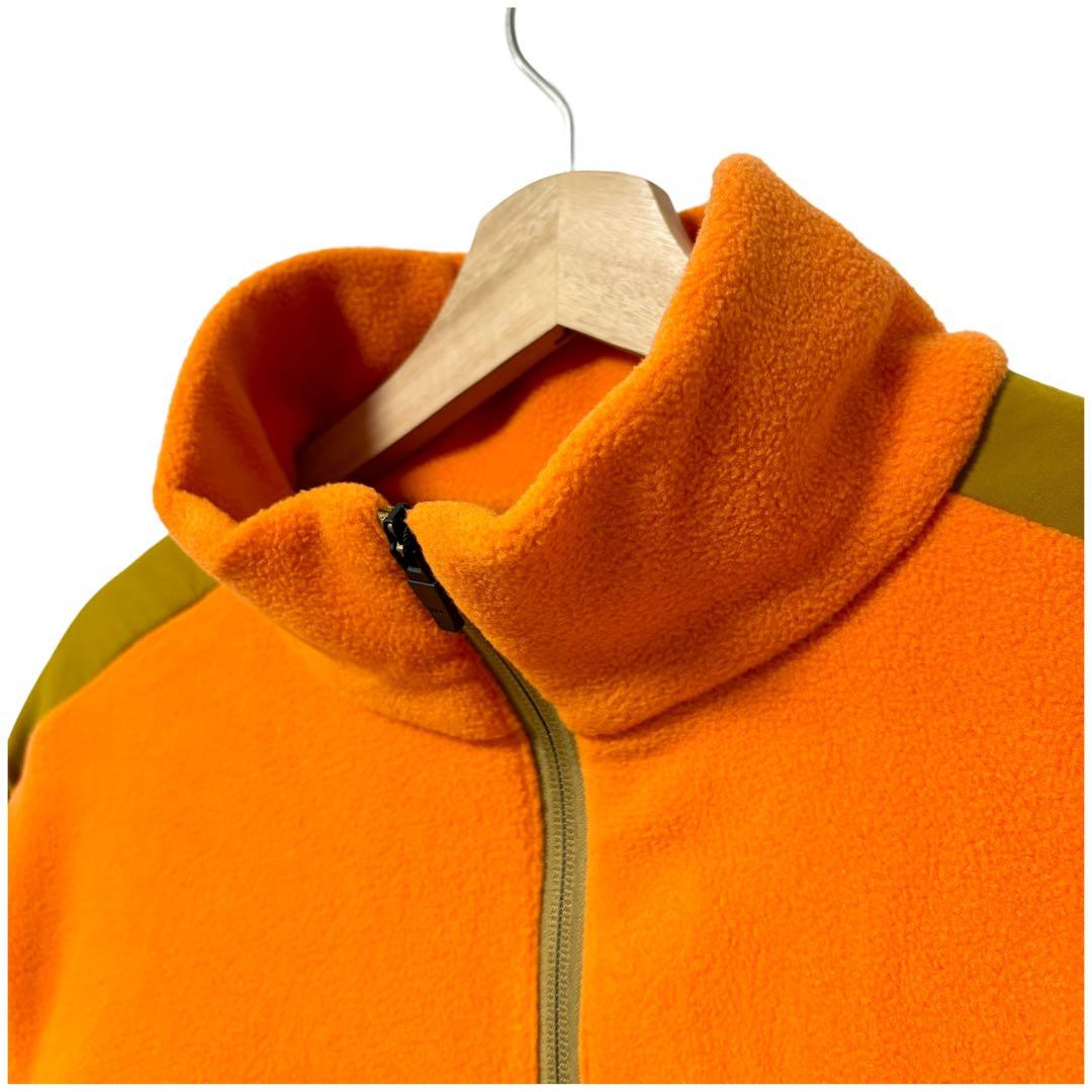 新品 ラッセルノ ゴルフ マイクロ フリース ブルゾン オレンジ XL 6