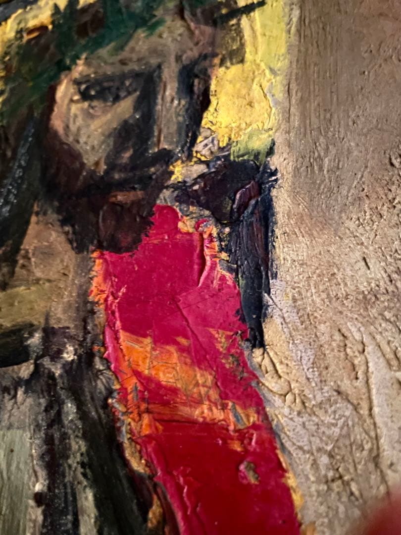 【真作保証】 田中忠雄 「エッケ・ホモ 此の人を見よ」 油彩画 キリスト イコン