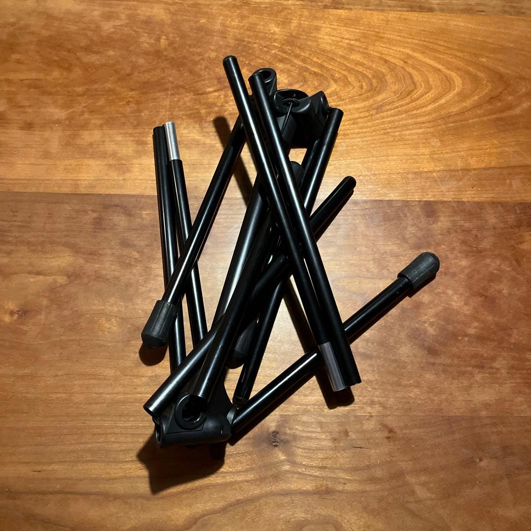 ヘリノックス　ホームデコ&ビーチ　ブラック　収納袋付き　helinox