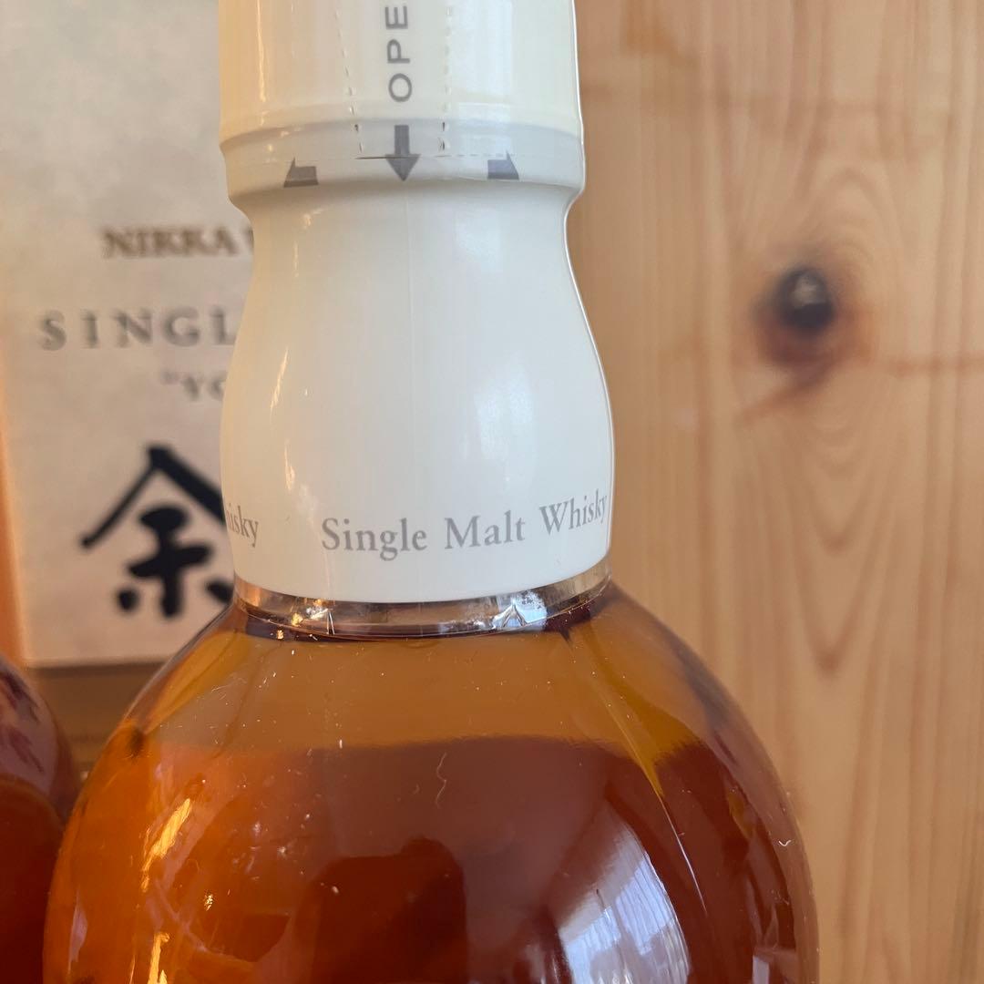 NIKKA 余市シングルモルトウイスキー 旧ラベル2本セット