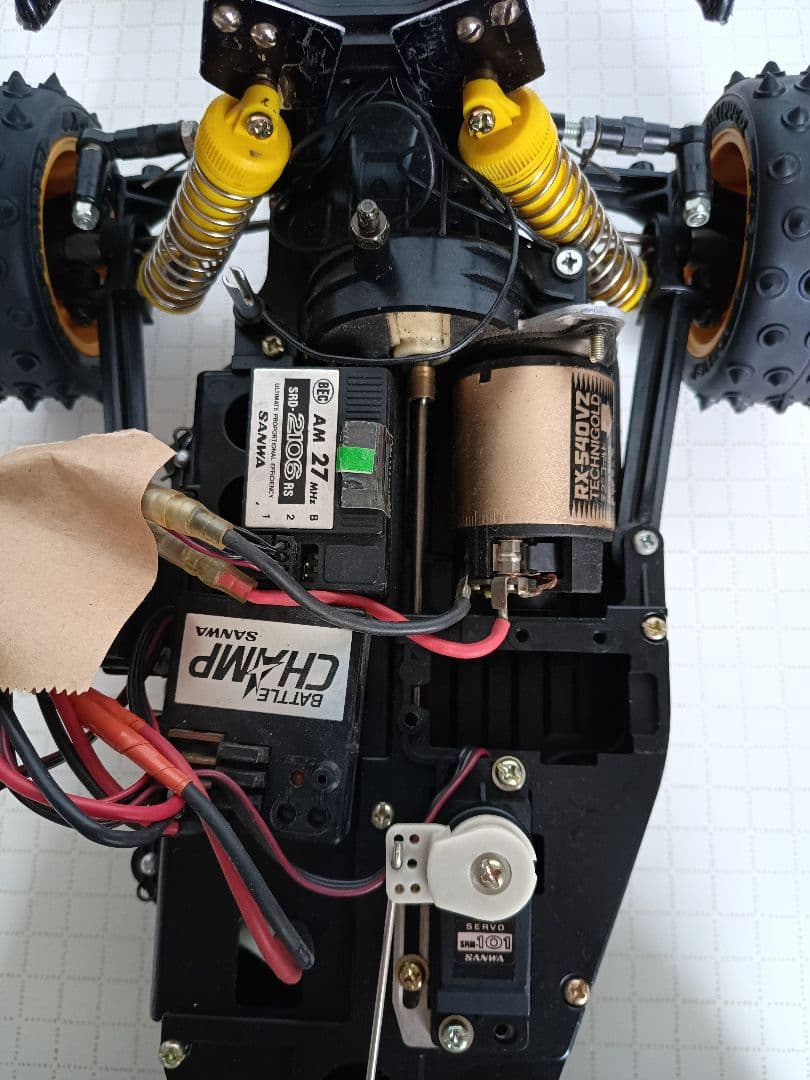 タミヤ 1/10 電動RCカーRX-540VZ搭載プロポセット中古動作品