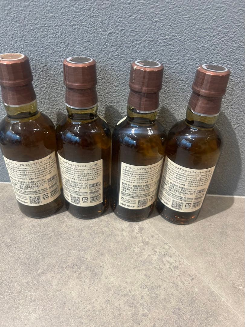 【新品未開封】180ml白州・山崎ウイスキー8本セット