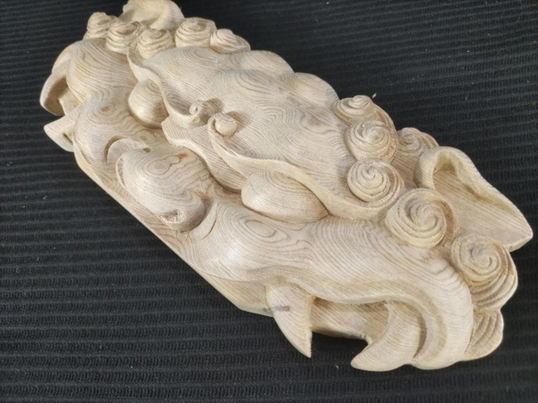 ★☆【獅子】幅30ｃｍ　魔除け！お祭り、山車、神輿　だんぢり彫刻部材