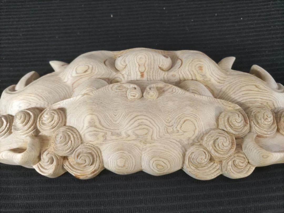 ★☆【獅子】幅30ｃｍ　魔除け！お祭り、山車、神輿　だんぢり彫刻部材