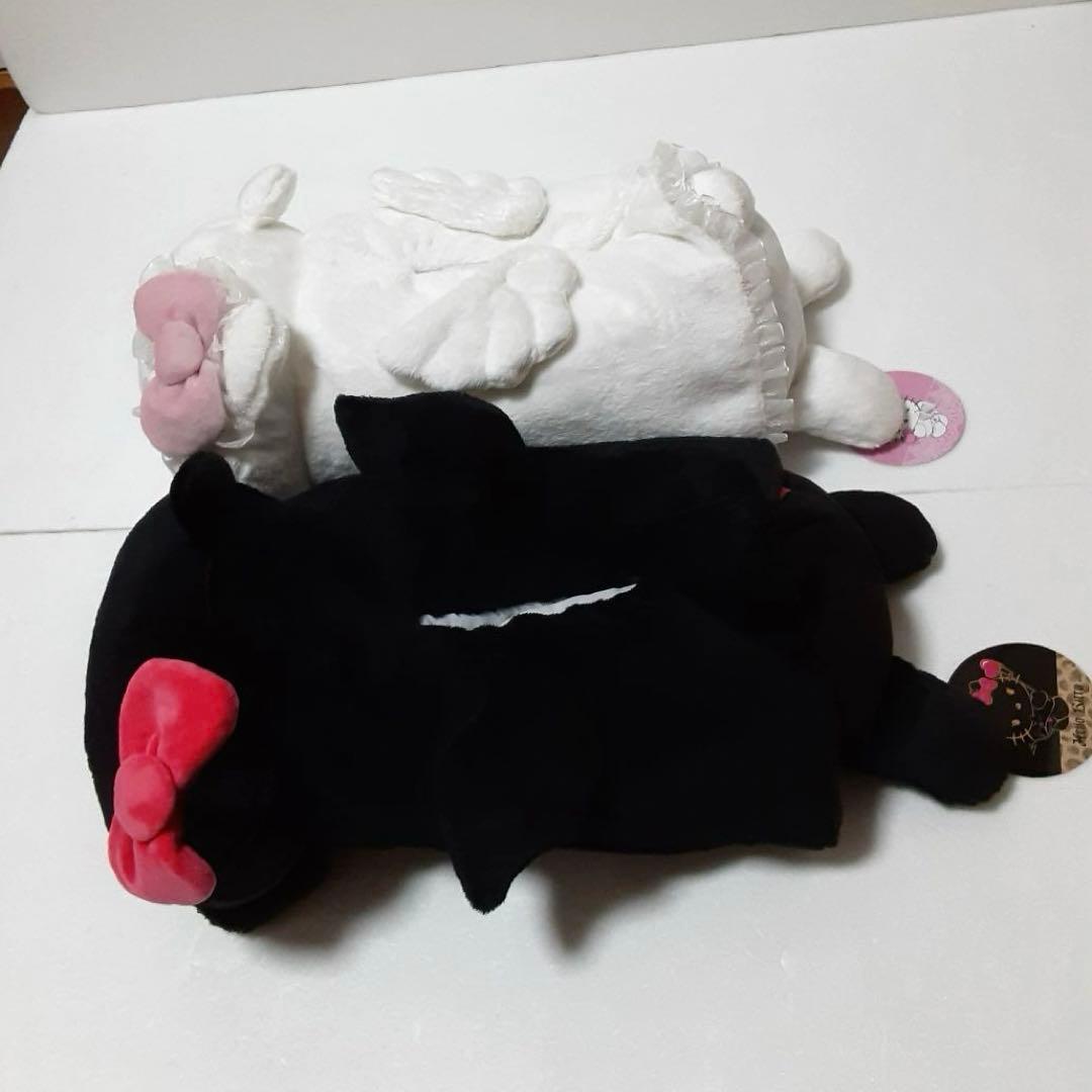 天使と小悪魔シリーズ　キティ　　ぬいぐるみ　 ティッシュカバー 　2個セット