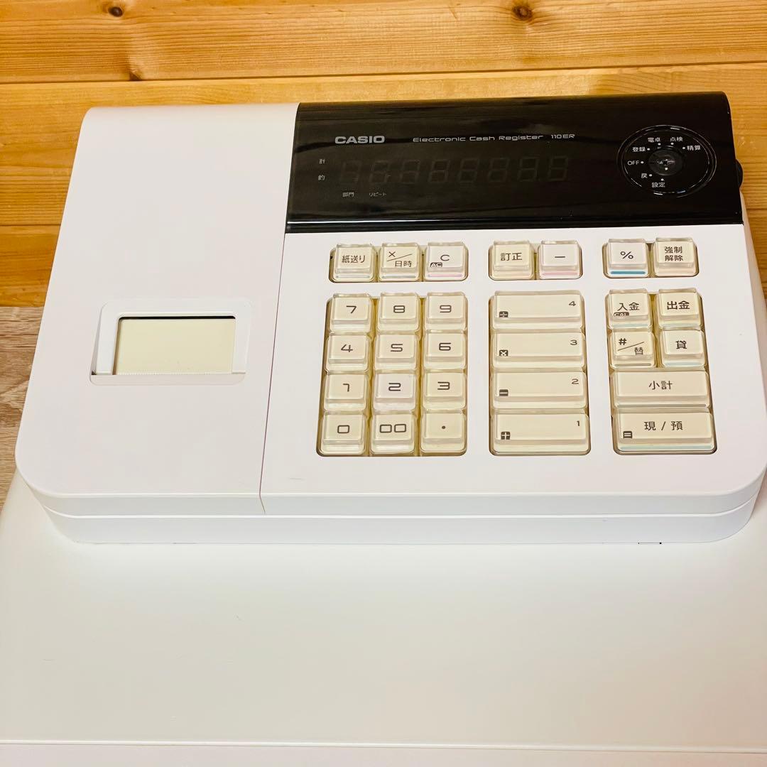 カシオレジスター　110ER　簡単便利コンパクト　送料込
