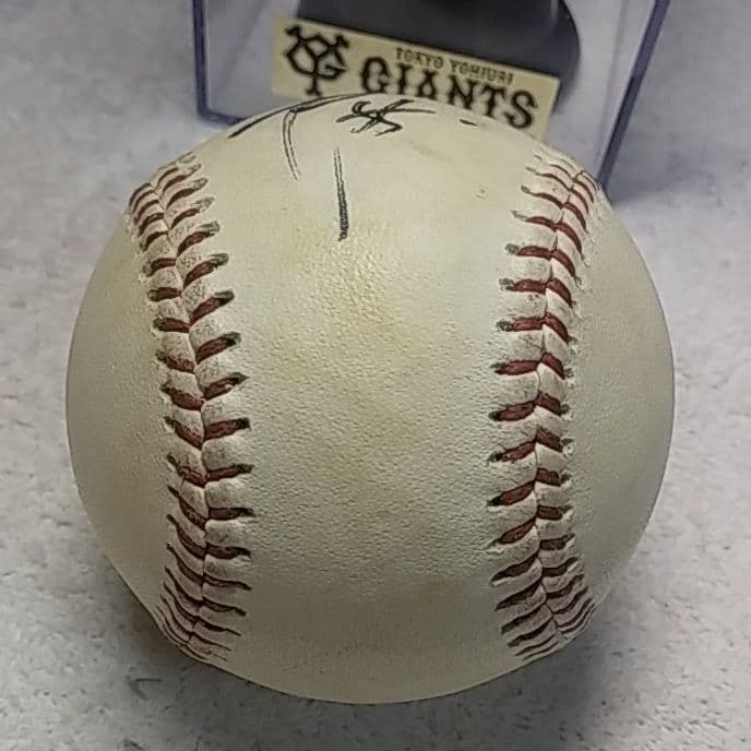 松井秀喜　直筆サインボール　読売ジャイアンツ