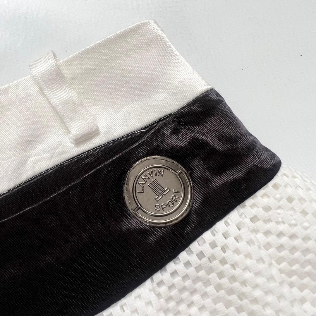 ランバンスポール　セットアップ　上下　サマーニット　フリルスカート　ゴルフ　40