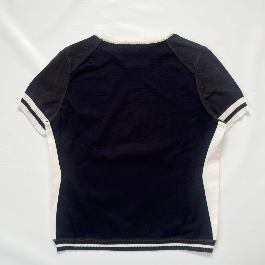 ランバンスポール　セットアップ　上下　サマーニット　フリルスカート　ゴルフ　40