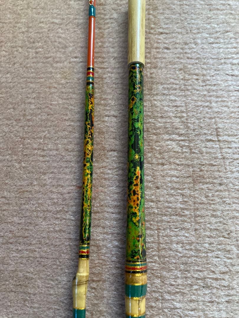 竹竿　自作（落とし込み）2.4布袋竹　硬めの本調子