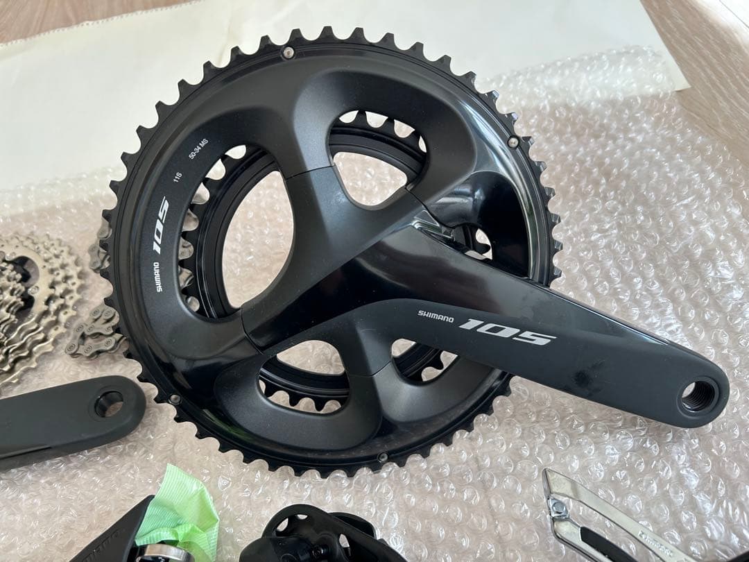 【未使用未走行】SHIMANO 105 R7000シリーズ 油圧ディスク用セット