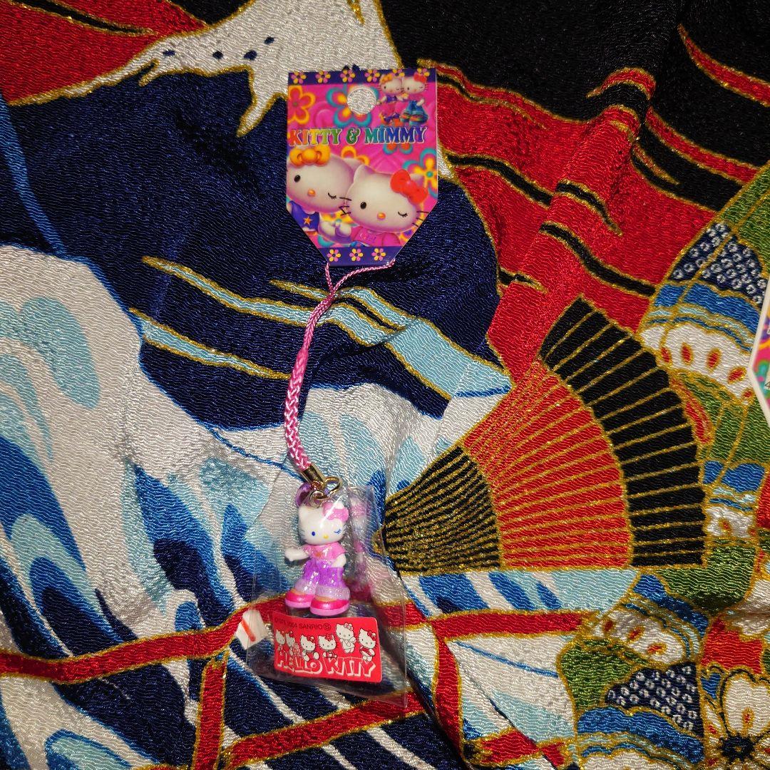 ハローキティ　根付　キティ&ミミィ　脚長　KITTY&MIMMY 2004年