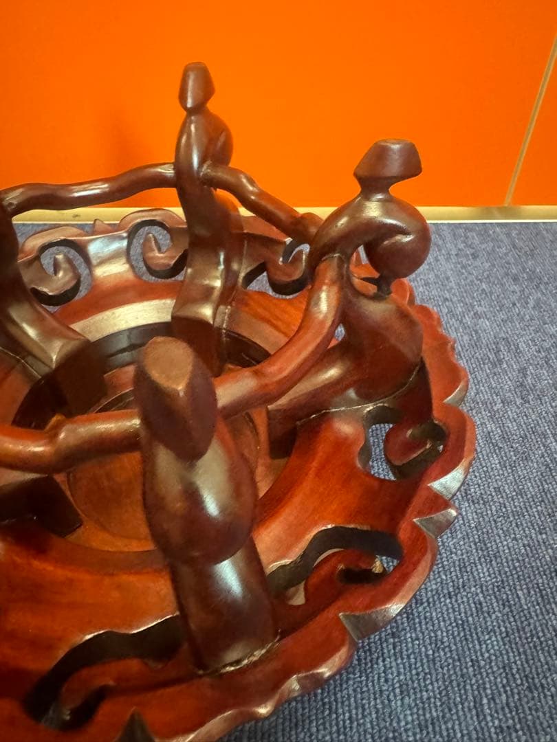 1610  唐木　花台　美品