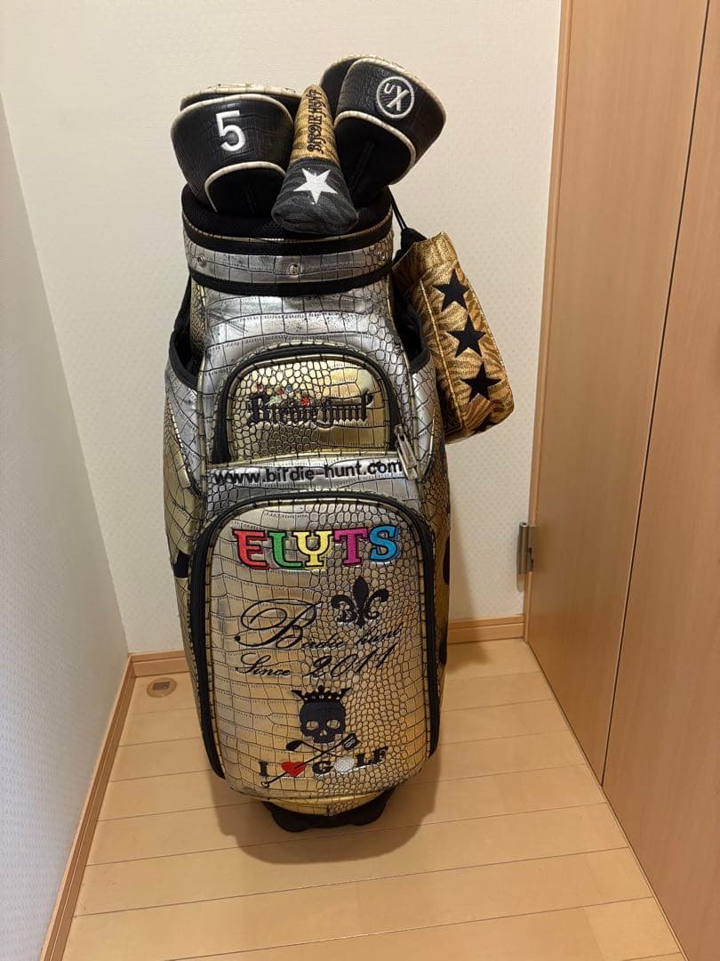 バーディーハント キャディーバック＆ヘッドカバーアイアンカバー＆パターカバー付き