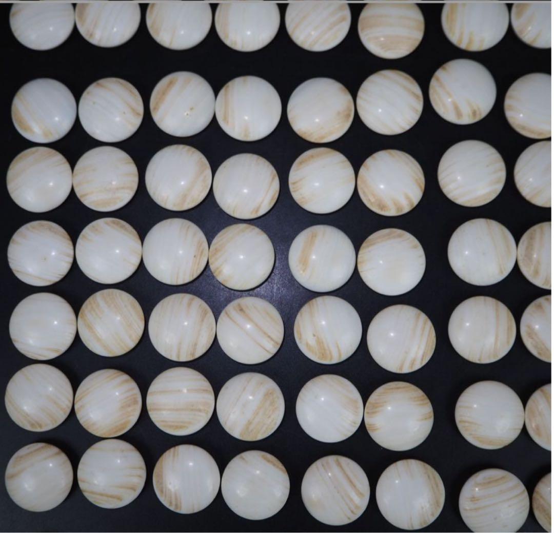 送料無料　日向特産　日向スワブデ蛤碁石31号・碁笥セット　旧家蔵出