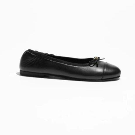 2024/25年クルーズコレクションバレリーナラムスキン & メタル ブラック