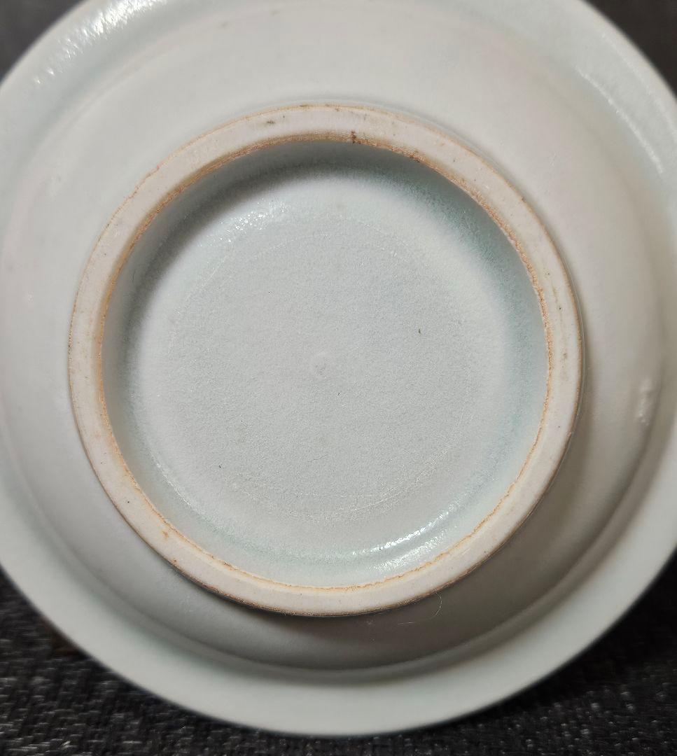 【李朝コレクター放出品❗03.】李朝白磁　分院手　兜皿　小皿　時代産地不明❗