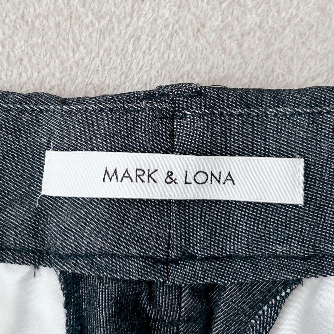 美品✨MARK&LONA ストレッチパンツ　ゴルフウェア　デニム調　L