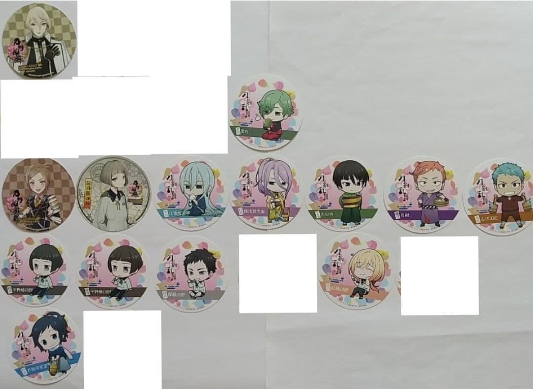 刀剣乱舞 とうらぶ 花丸 アニカフェ アクキー 缶バッジ コースター