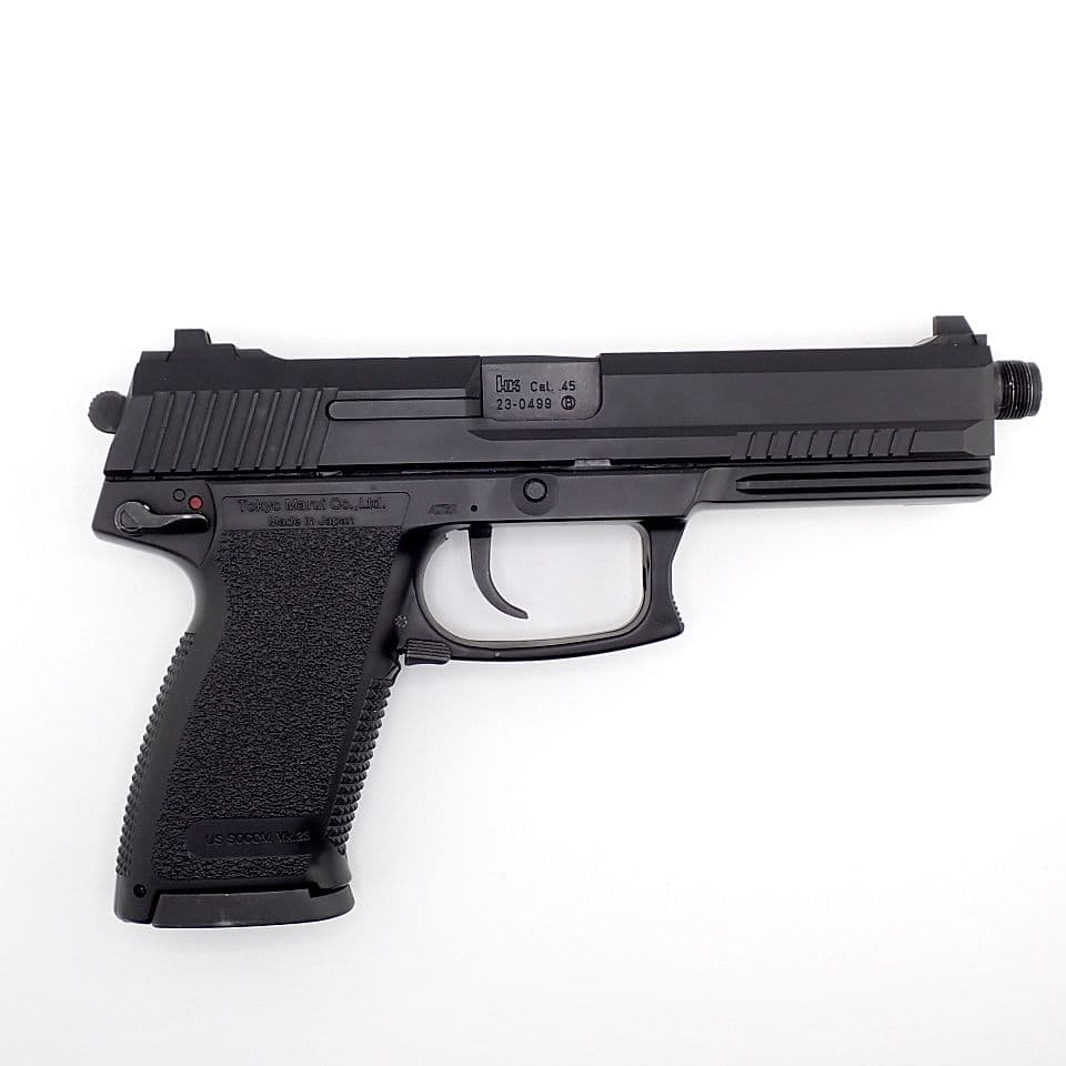 極美品 東京マルイ ソーコム Mk23 固定スライドガン サプレッサー/ライト付