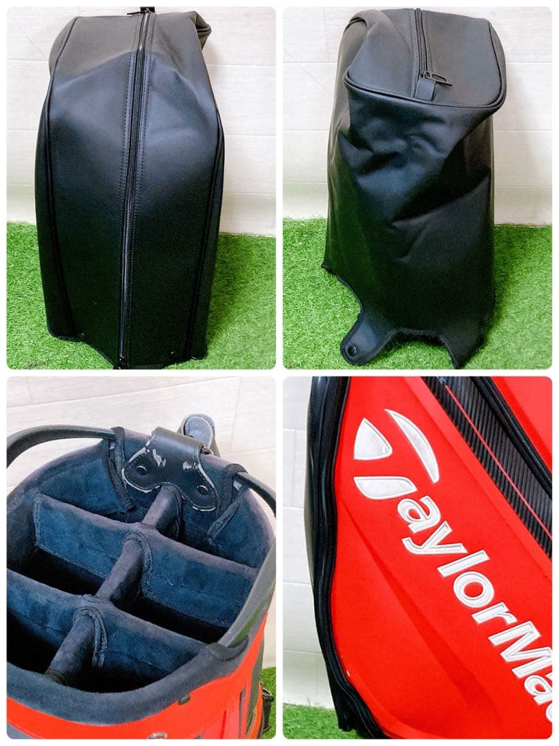 H テーラーメイド　ステルス　ゴルフクラブケース　キャディーバッグ　3点式