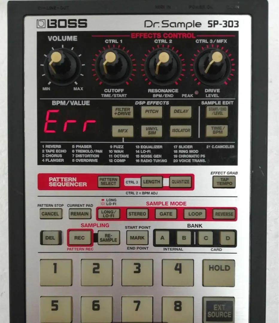 BOSS SP-303 DR.SAMPLE ジャンク品　サンプラー