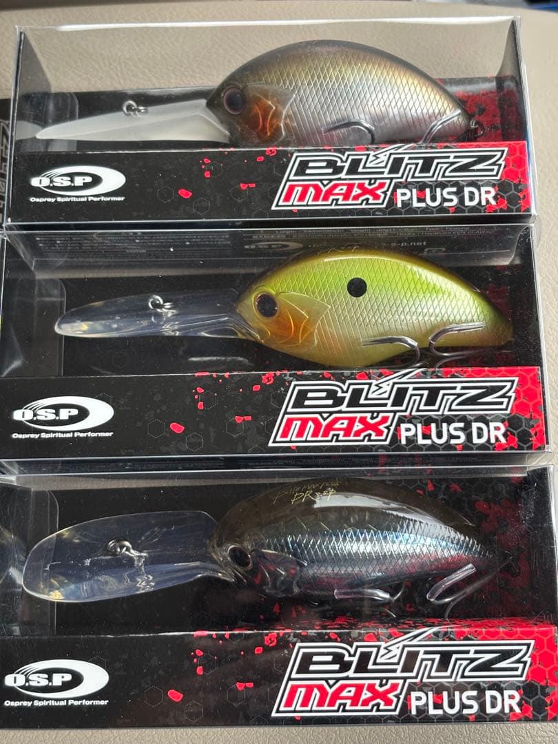 OSP ルアー セット ブリッツマックスプラス DR ゴーストライムチャート