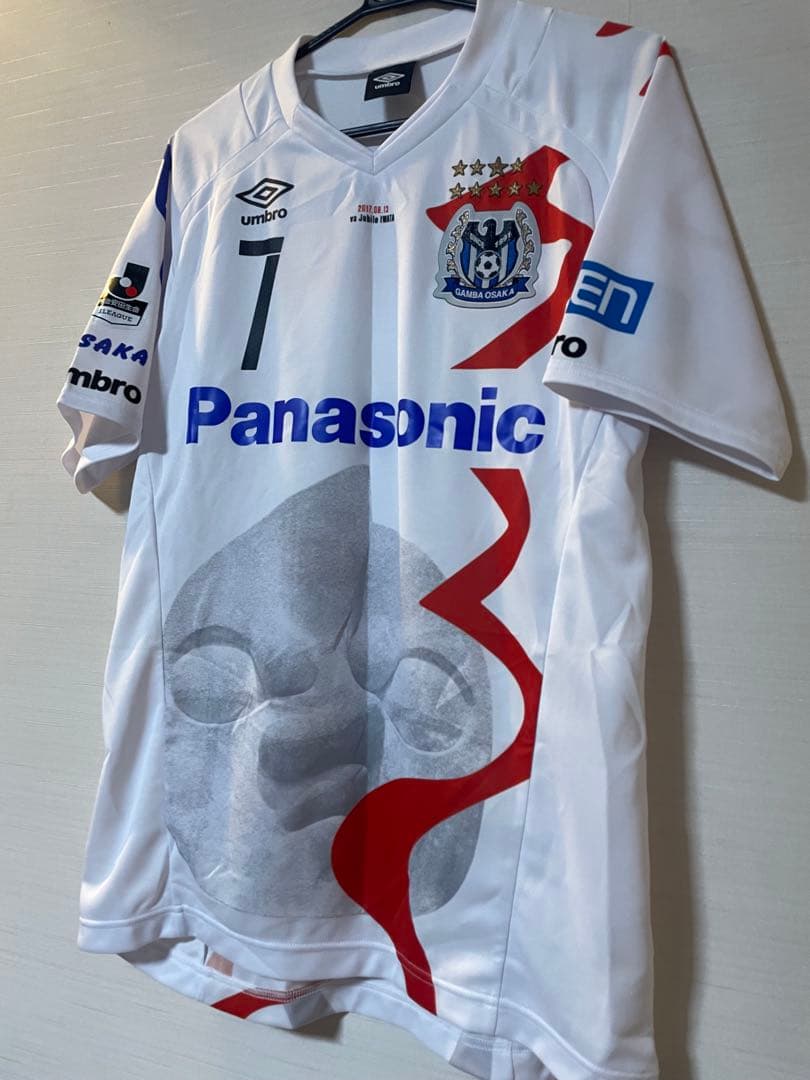 サイン入り　遠藤保仁　ガンバ大阪　2019 エキスポユニフォーム　expo 19