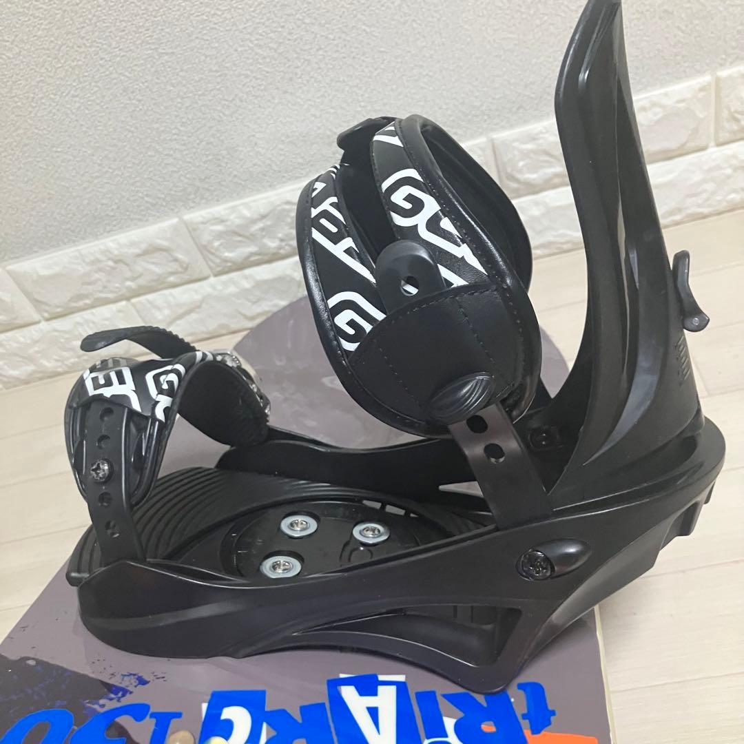 【良品】バック付/Atomic TRIARCアトミックスノーボードセットバインL