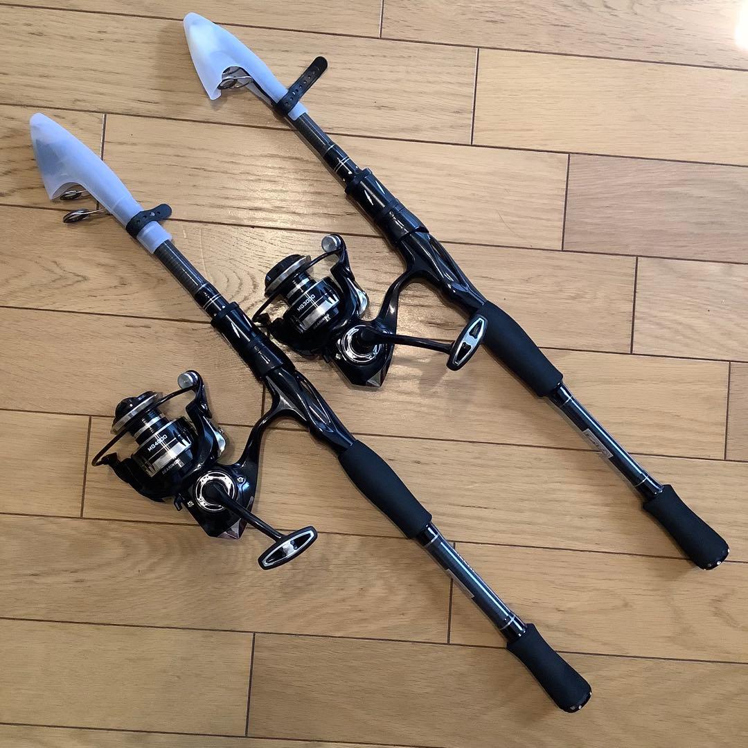 親子でショアジギ2.4m&2.7mコンパクトロッド&スピニング3000と4000