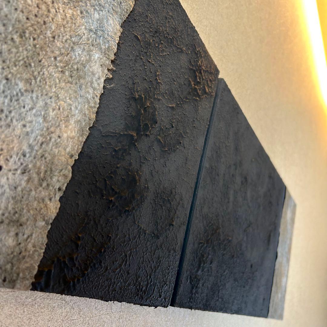 【和紙×漆喰】ファブリックパネル 2枚組 和モダン　アート インテリア　壁掛け