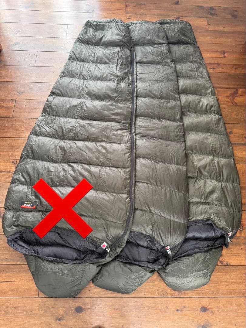 NANGA ナンガ　ダウンシュラフ　200STD 3点セット　エルブレスコラボ