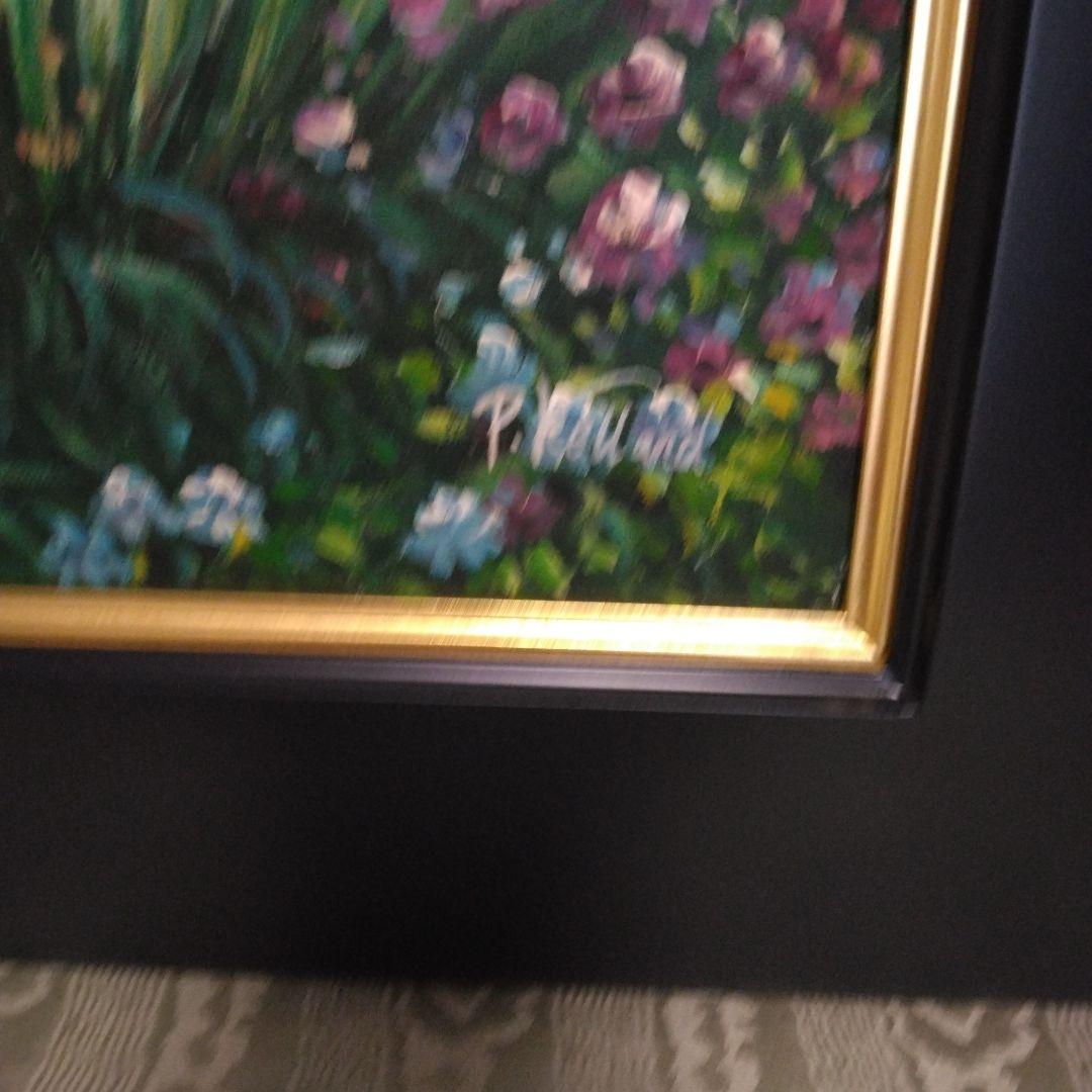 E-122 花園の絵　F6