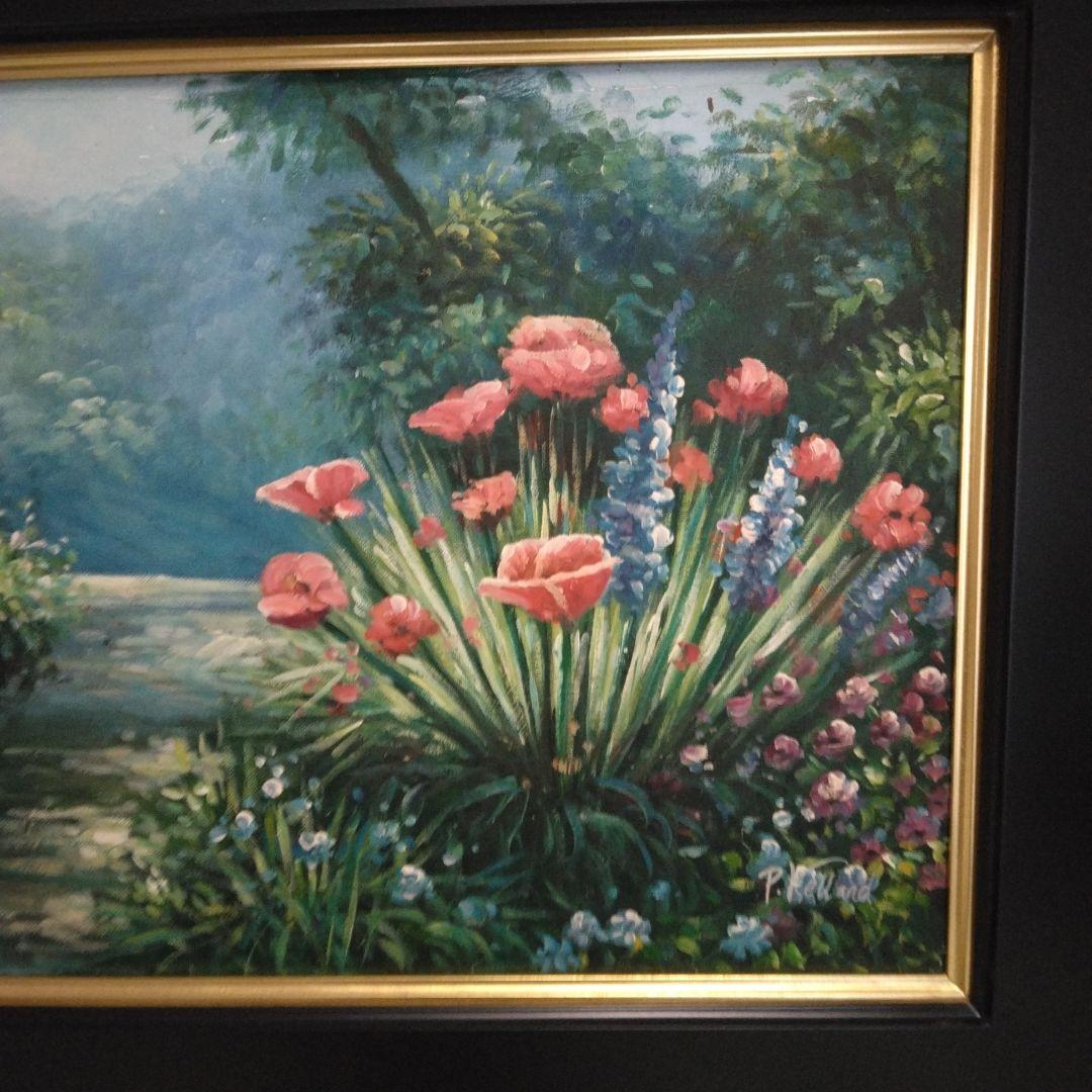 E-122 花園の絵　F6