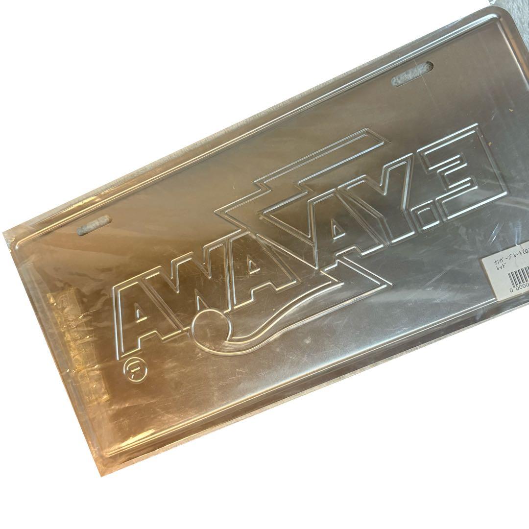 矢沢永吉★E.YAZAWA★ナンバープレート★BLACK/RED★未使用