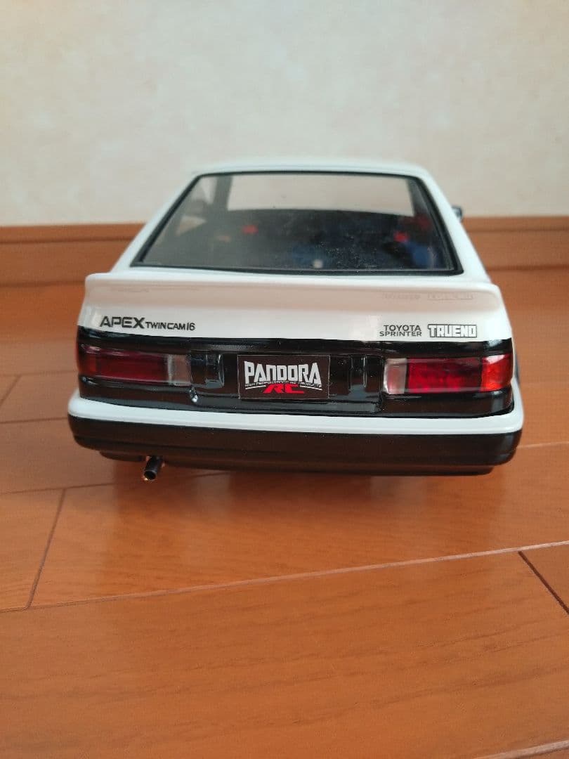 トレノ AE86 ホワイト/ブラック パンドラ ディスプレイシャーシ ete