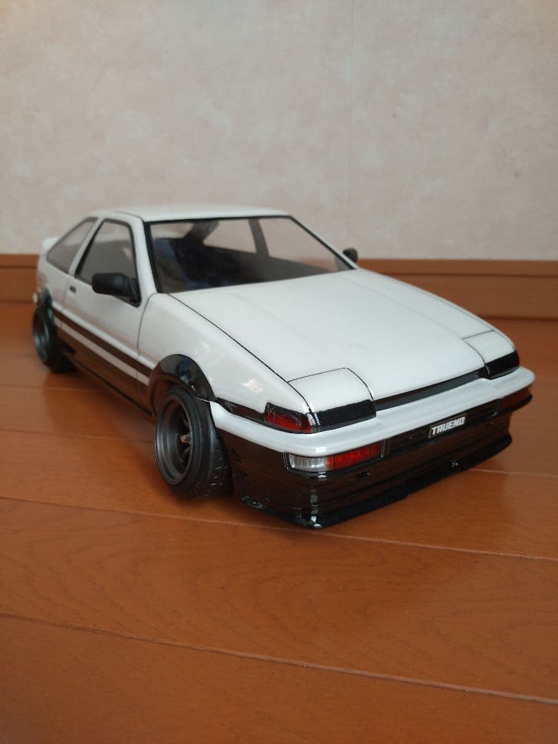 トレノ AE86 ホワイト/ブラック パンドラ ディスプレイシャーシ ete